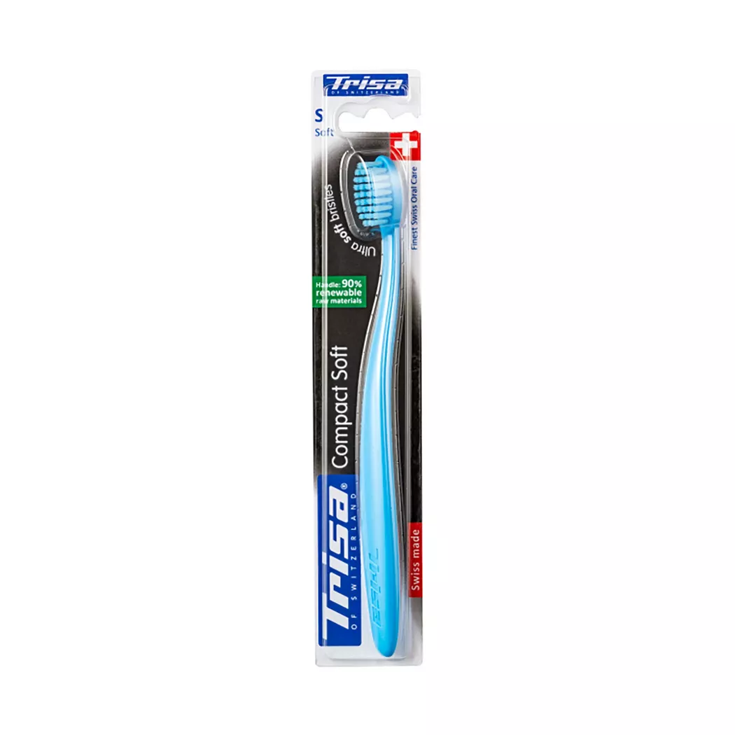 Trisa - Zahnbürste Compact Soft, ultrasoft, 1 Stück