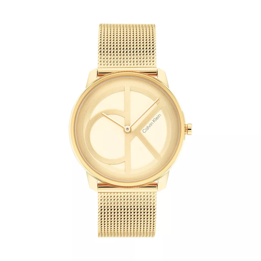 Calvin Klein Watches Montre 25200034 35 Mm Gold / Gold / Mineral One Size Homme,Femme