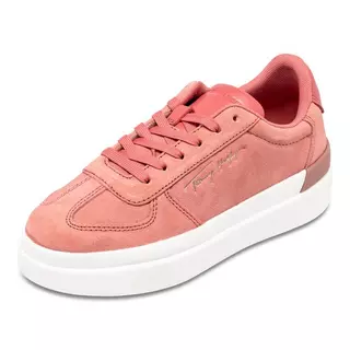 TOMMY HILFIGER TH SIGNATURE SUEDE SNEAKER Sneakers, bas Rose