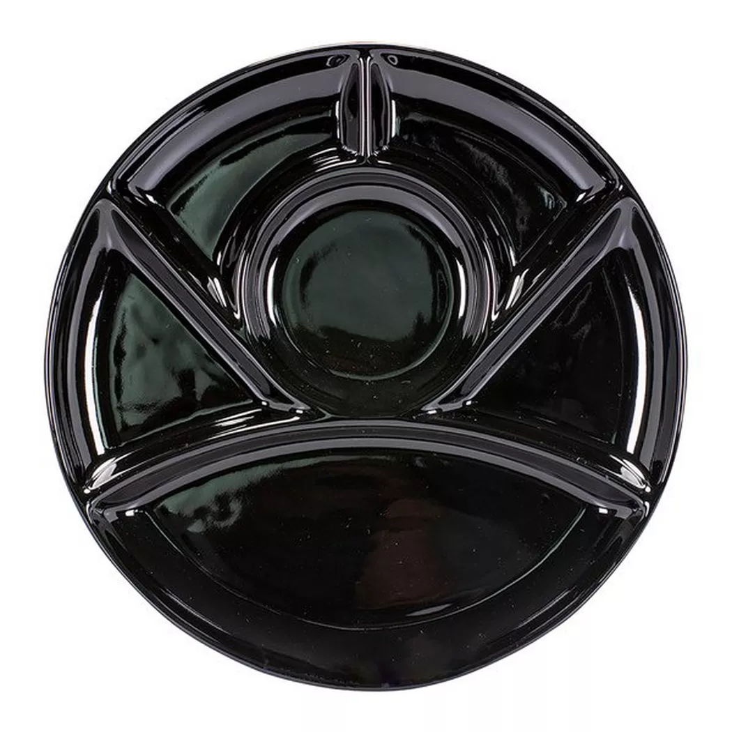 Kadastar - Fleischfondue-Teller, 23cm, Black