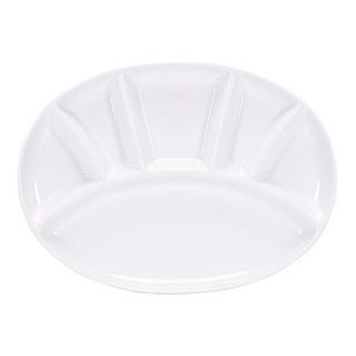 Kadastar Assiette à fondue chinoise Ovale 