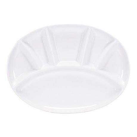 Kadastar Assiette à fondue chinoise Ovale 