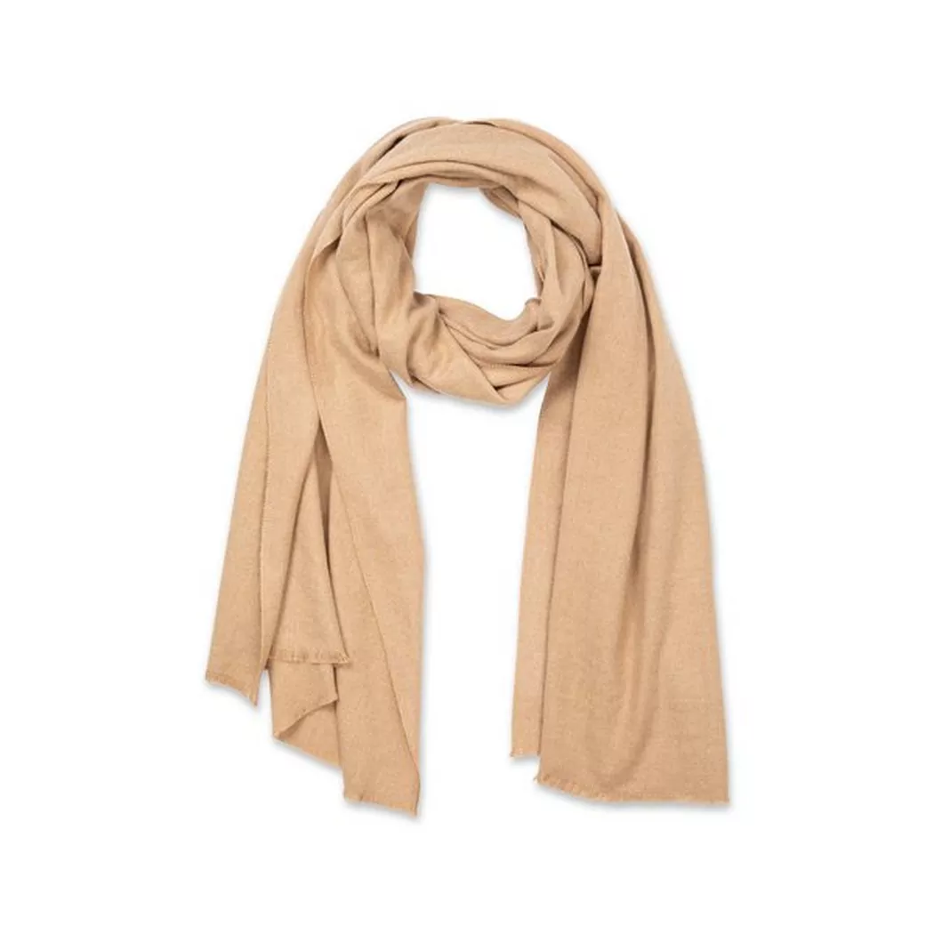 Manor Woman - Schal, für Damen, Camel, Größe ONESIZE
