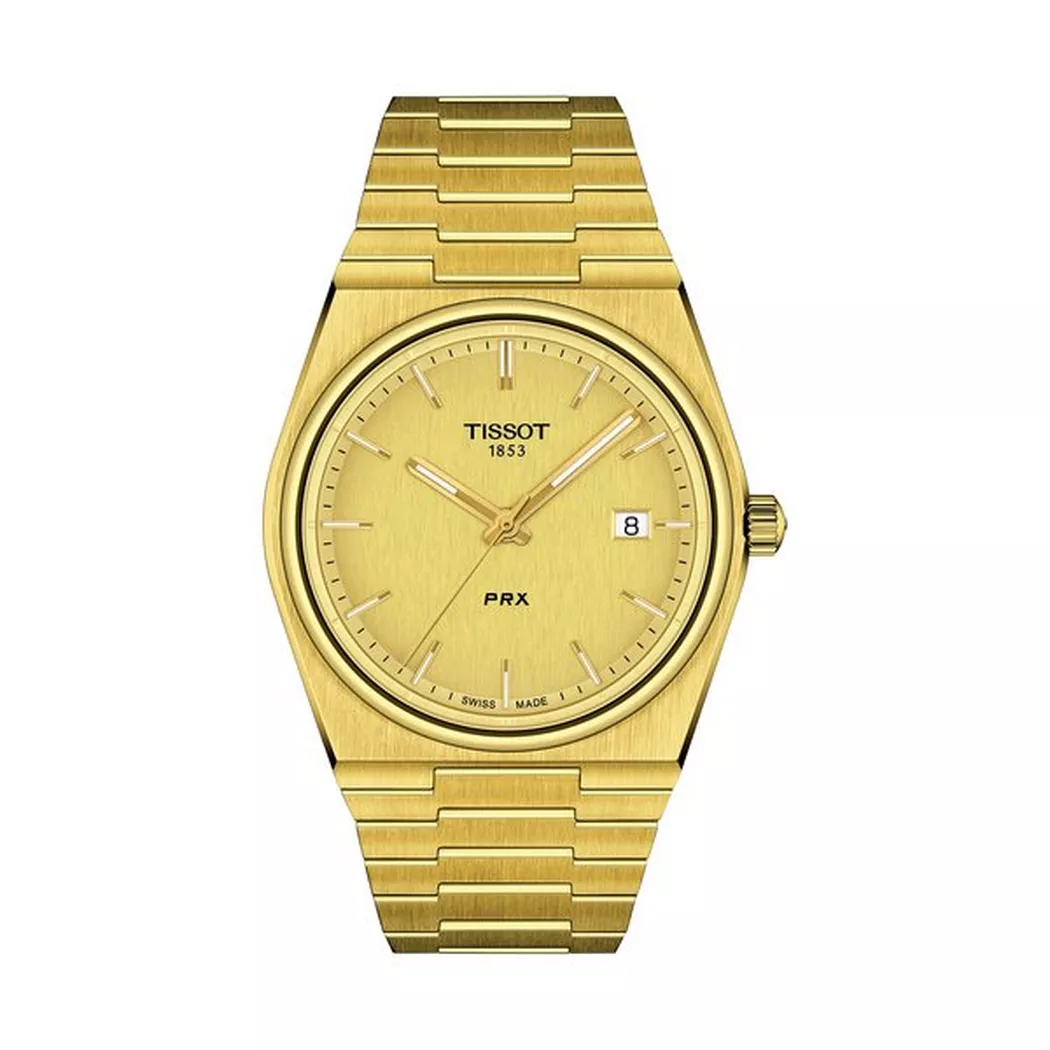 Tissot - Analoguhr, Prx, 40mm, Gold