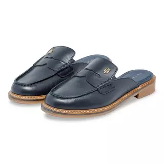 TOMMY HILFIGER TH PREPPY FLAT LOAFER MULE Loafers Marine