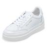 TOMMY HILFIGER TH SIGNATURE LEATHER SNEAKER Sneakers, bas Blanc