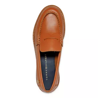 tommy hilfiger preppy flat loafers