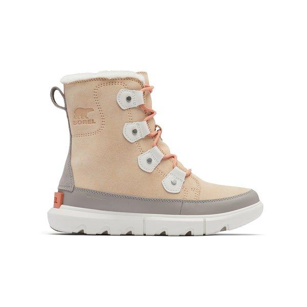 SOREL Explorer 2 Joan Faux Fur WP Stivali con lacci 