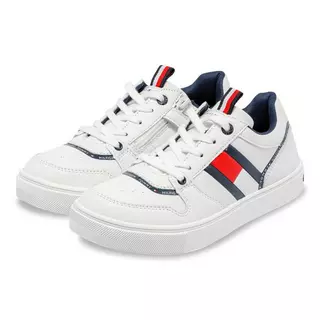 TOMMY HILFIGER Sneakers, bas  Blanc 2