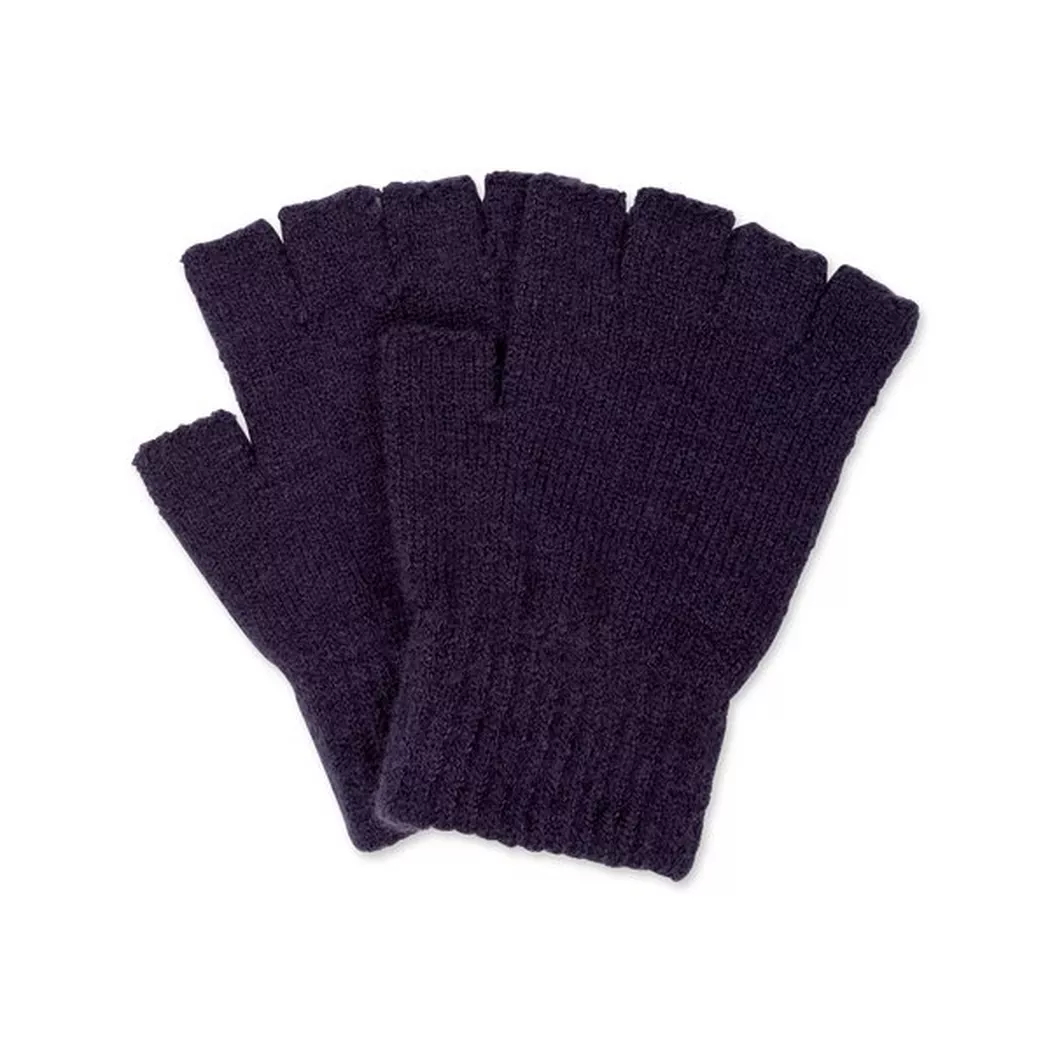 Manor Woman - Handschuhe, ohne Finger, für Damen, Marine, Größe ONESIZE