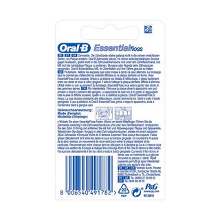 Oral-B Essentialfloss ungewachst ssentialfloss Zahnseide Ungewachst 