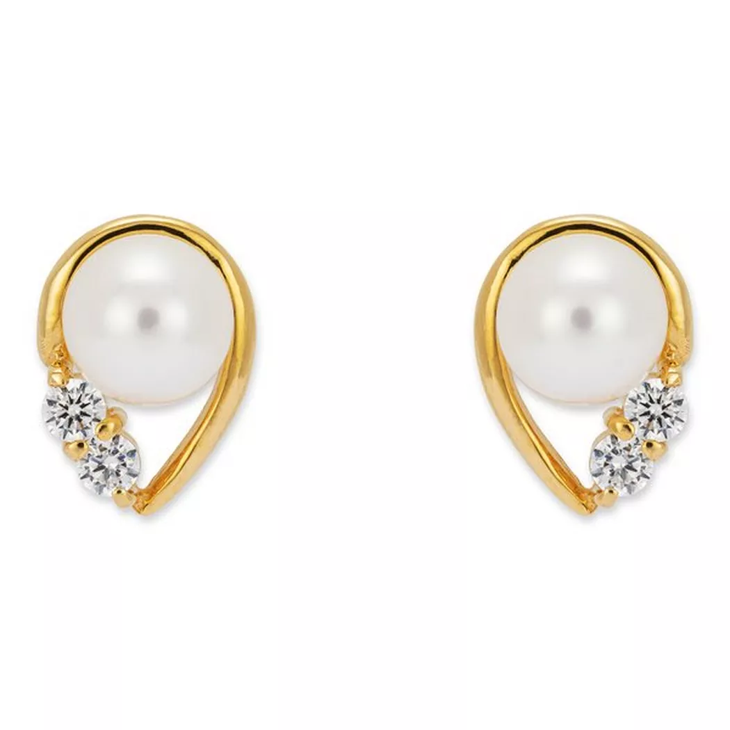 Puro® - Ohrringe, One Size, Gelbgold 10