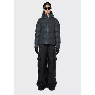 RAINS Jacke Puffer Jacket Anthrazit