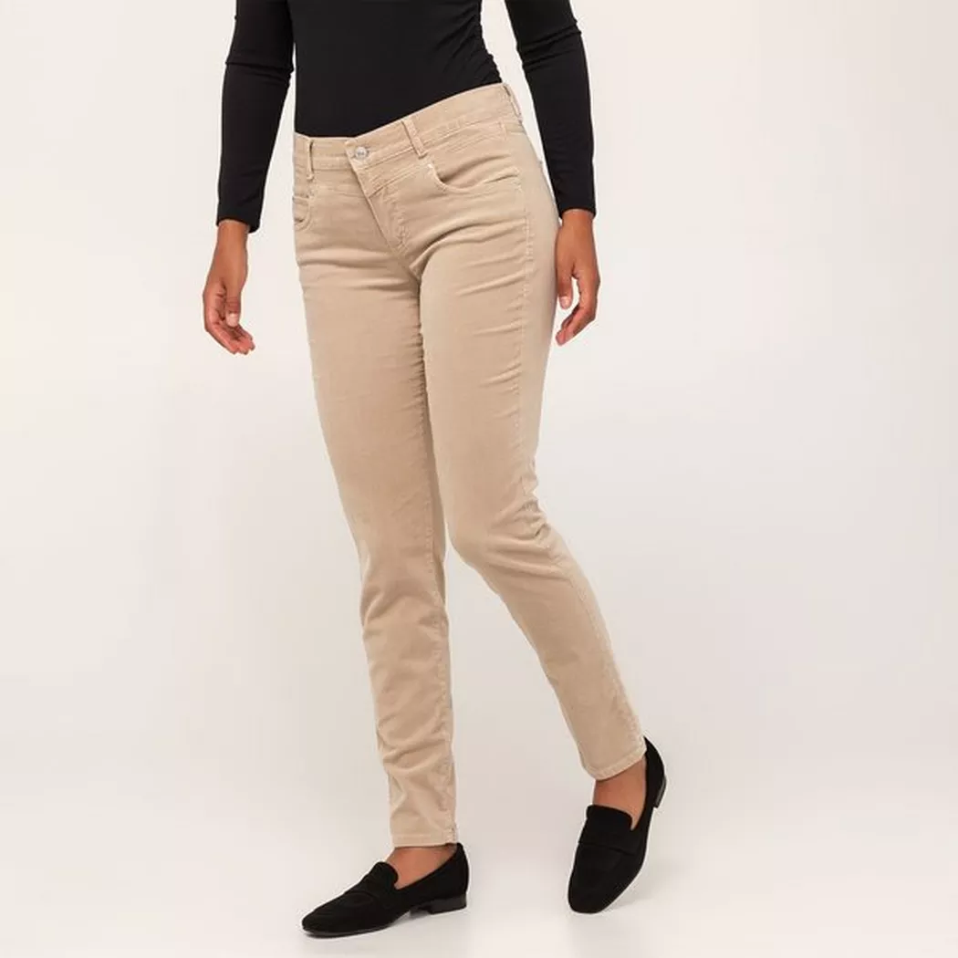 Anna Montana - Cordhose, Slim Fit, für Damen, Beige, Größe 44