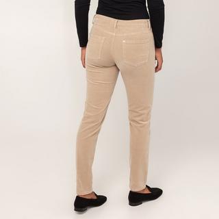ANNA MONTANA Angelika Pantalon en velours côtelé Slim Fit  