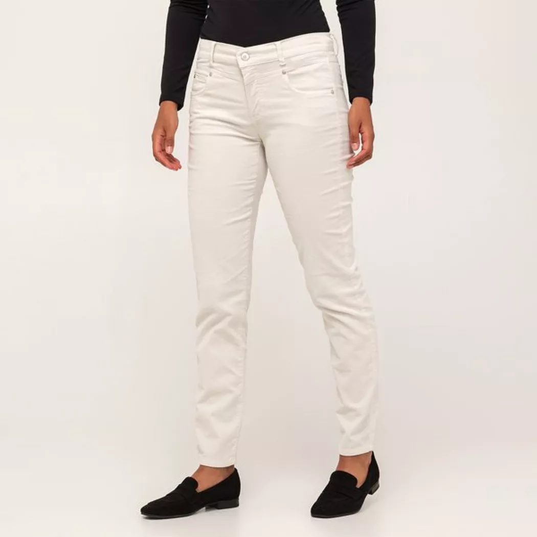 Anna Montana - Cordhose, Slim Fit, für Damen, Ecru, Größe 36