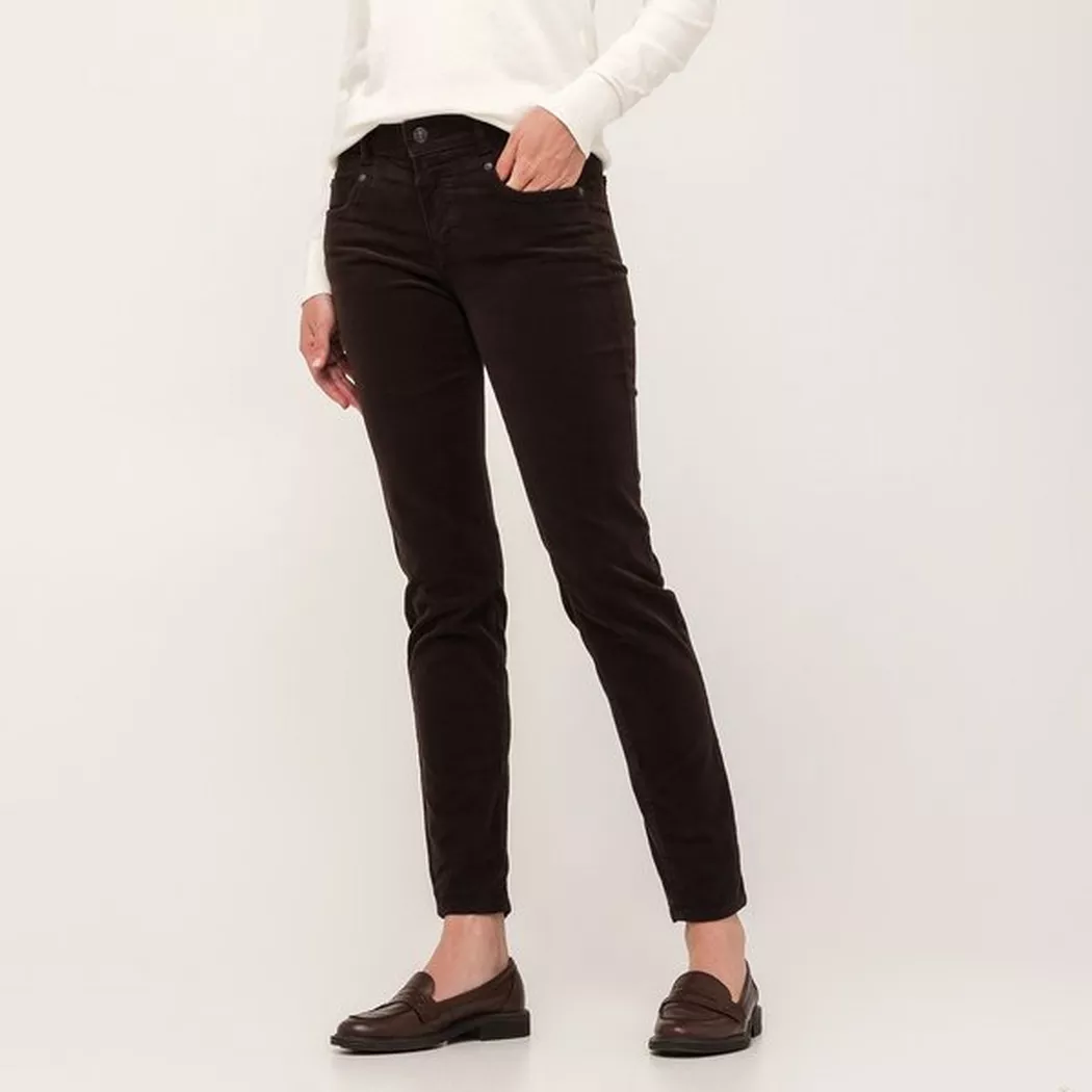 Anna Montana - Cordhose, Slim Fit, für Damen, Braun, Größe 44