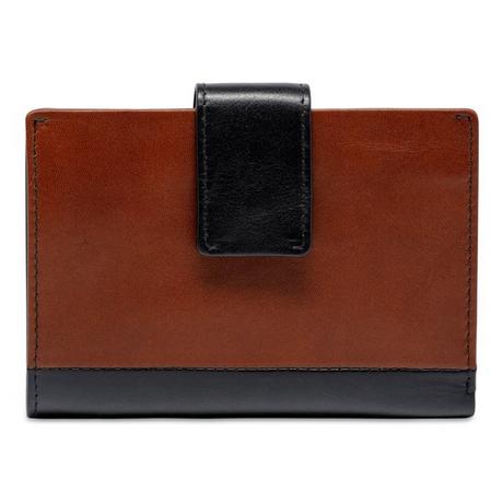 Manor Woman Portefeuille Classique Bicolore en Cuir  