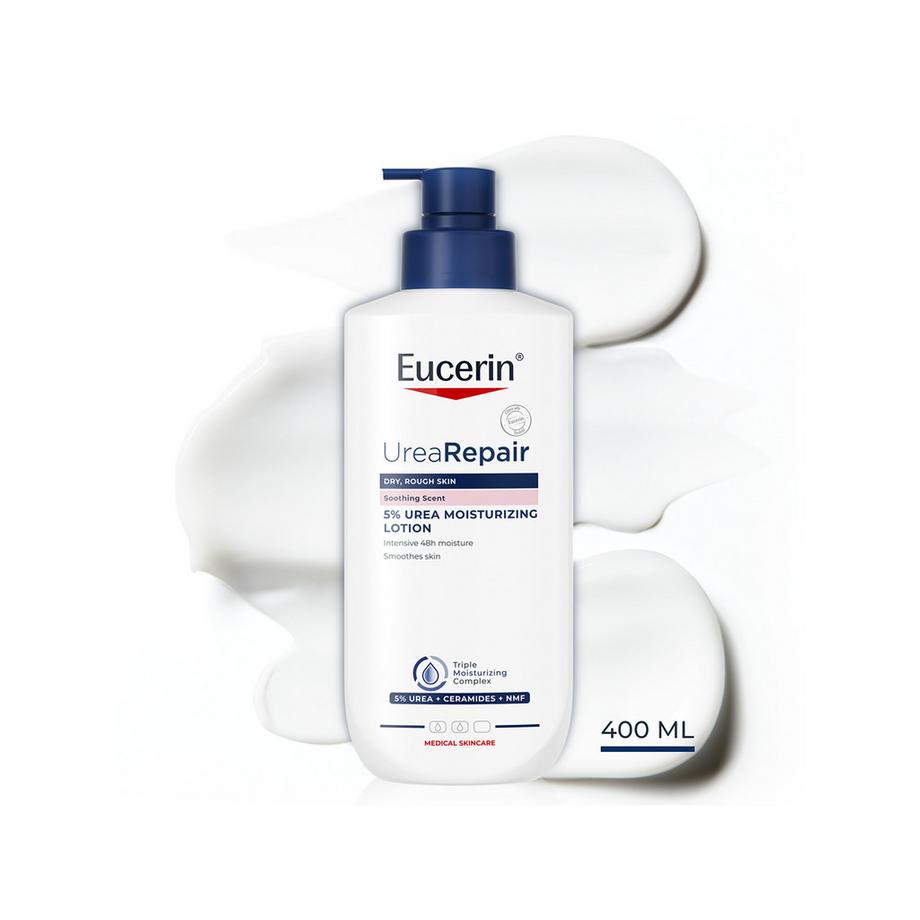 Eucerin Urea Repair UreaRepair 5% Urea Feuchtigkeitslotion mit beruhigendem Duft  