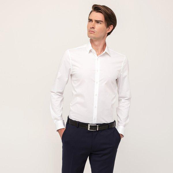 CALVIN KLEIN Hemden POPLIN STRETCH SLIM SHIRT Camicia, maniche lunghe, slim fit 