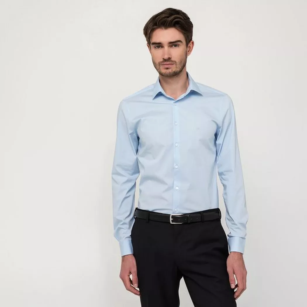 Chemise CALVIN KLEIN Homme couleur Bleu Azur 40