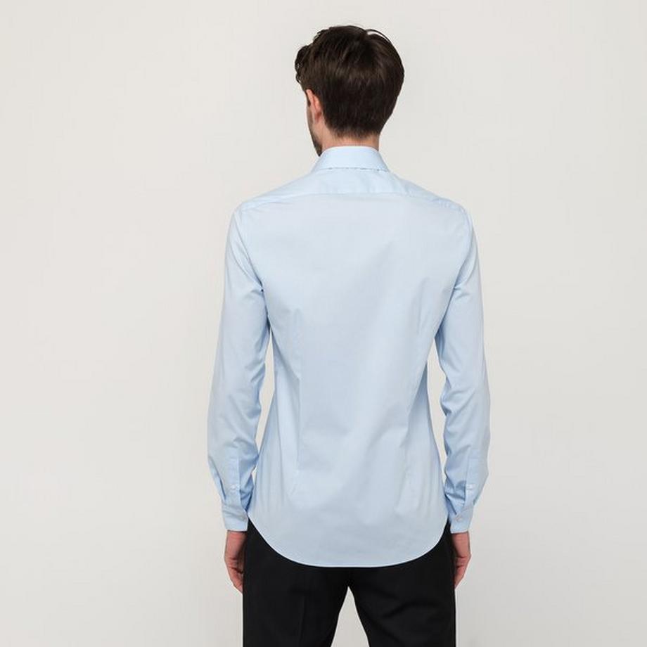 CALVIN KLEIN Hemden Poplin Stretch Slim Hemd Langarm  