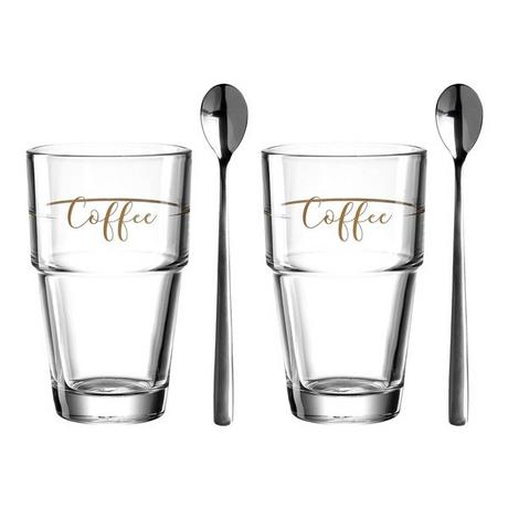 LEONARDO Latte Macchiato Set, 4tlg Solo Coffee 