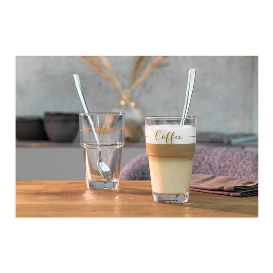 LEONARDO Latte Macchiato Set, 4tlg Solo Coffee 
