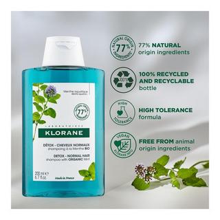 KLORANE Menthe aquatique BIO Shampooing détox 