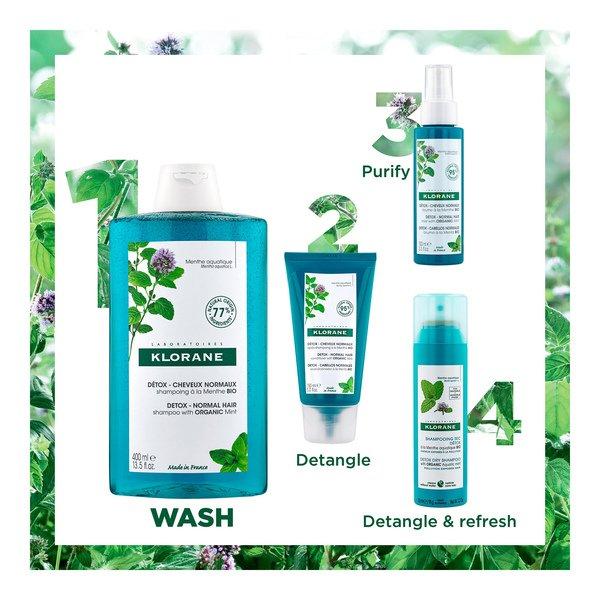 KLORANE BIO-Wasserminze Detox-Shampoo 