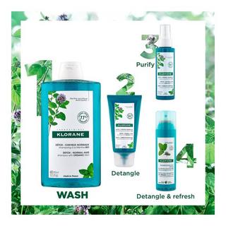 KLORANE BIO-Wasserminze Detox-Shampoo 