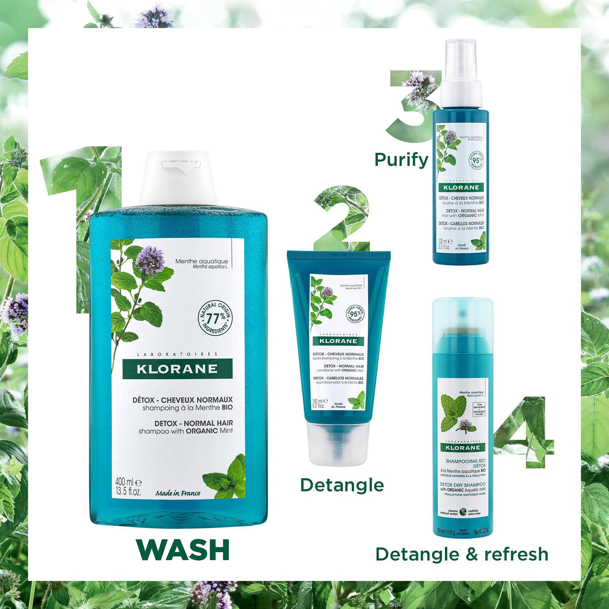 KLORANE BIO-Wasserminze Detox-Shampoo 