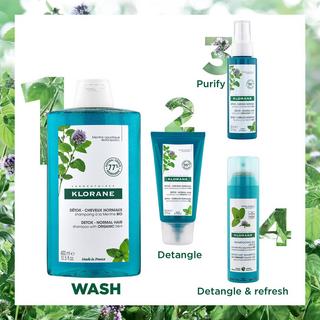 KLORANE Menta acquatica biologica Shampoo disintossicante 