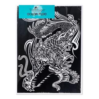 TataRuga Image en velours à colorier Dragon 