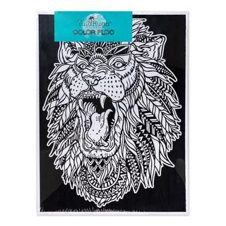 TataRuga Image en velours à colorier Lion 