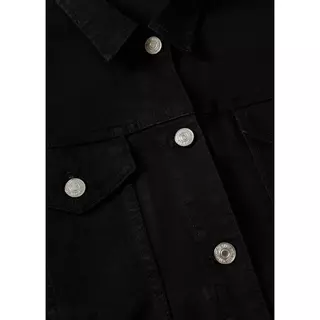 MANGO VICKY Giacca di jeans con bottoni Black Stoned