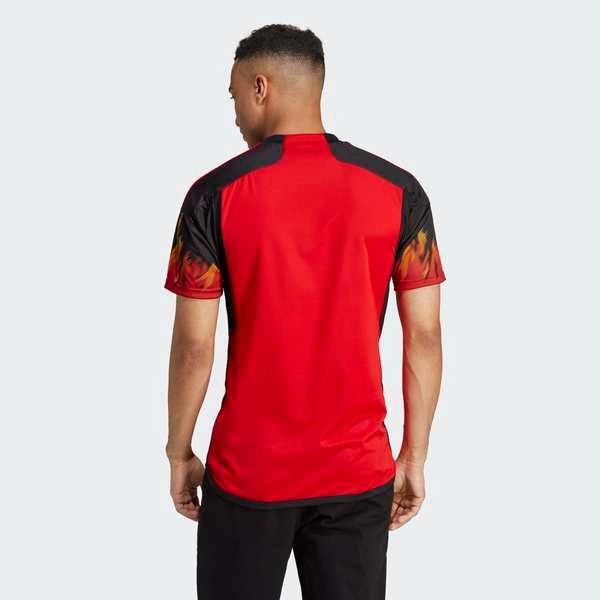adidas Belgien Maglietta da calciatore Rosso