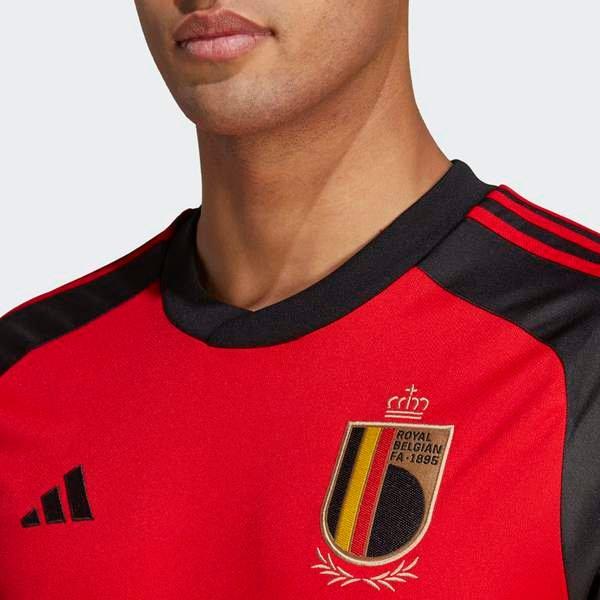 adidas Belgien Maglietta da calciatore Rosso