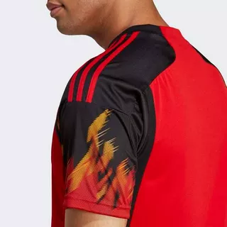 adidas Belgien Maglietta da calciatore Rosso