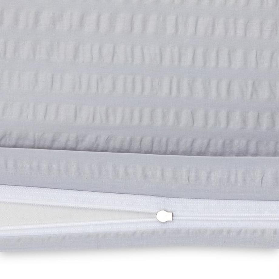 Manor Fina Seersucker Gestreifter Duvetbezug  