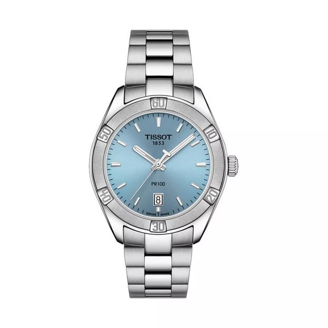 Tissot - Analoguhr, PR 100 Classic, 36mm, Silber