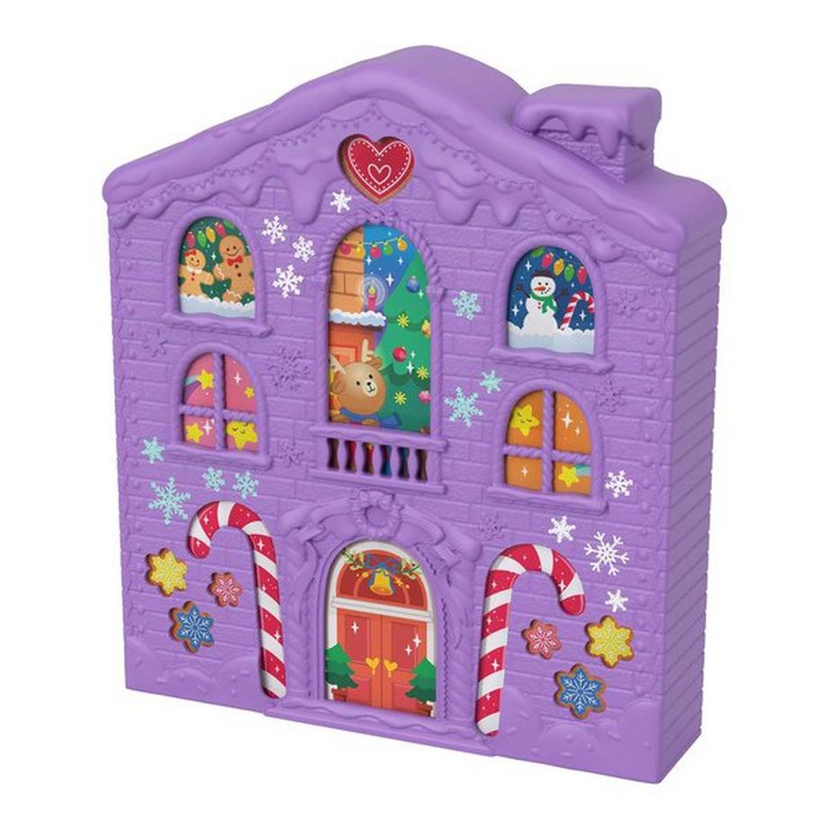 polly pocket  Adventskalender im Winterhaus-Design 