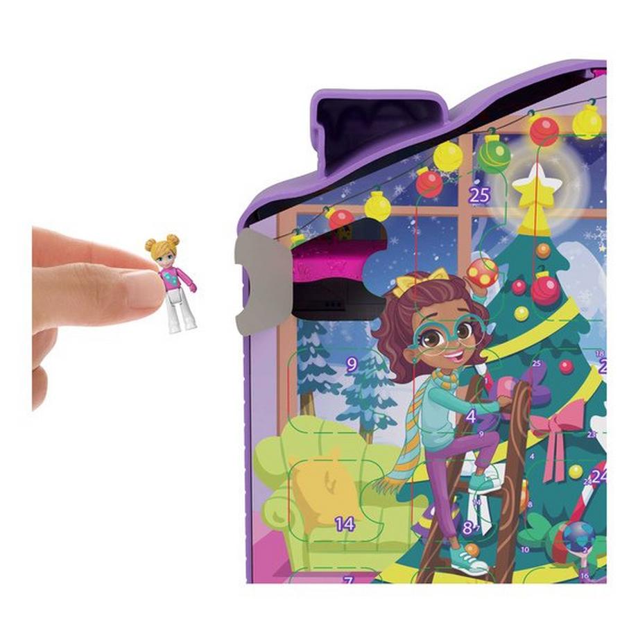 polly pocket  Adventskalender im Winterhaus-Design 