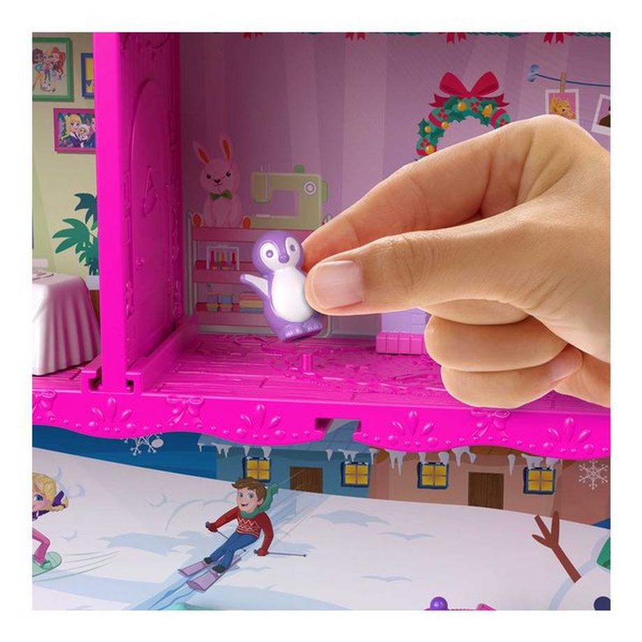 polly pocket  Adventskalender im Winterhaus-Design 