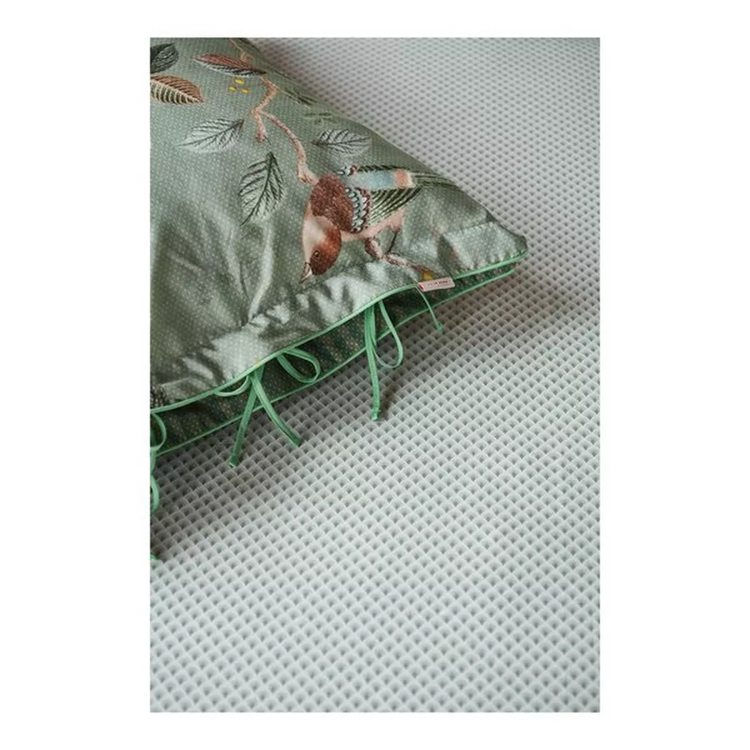 Pip Studio Suki Fitted Sheet Gray 90x200x35cm