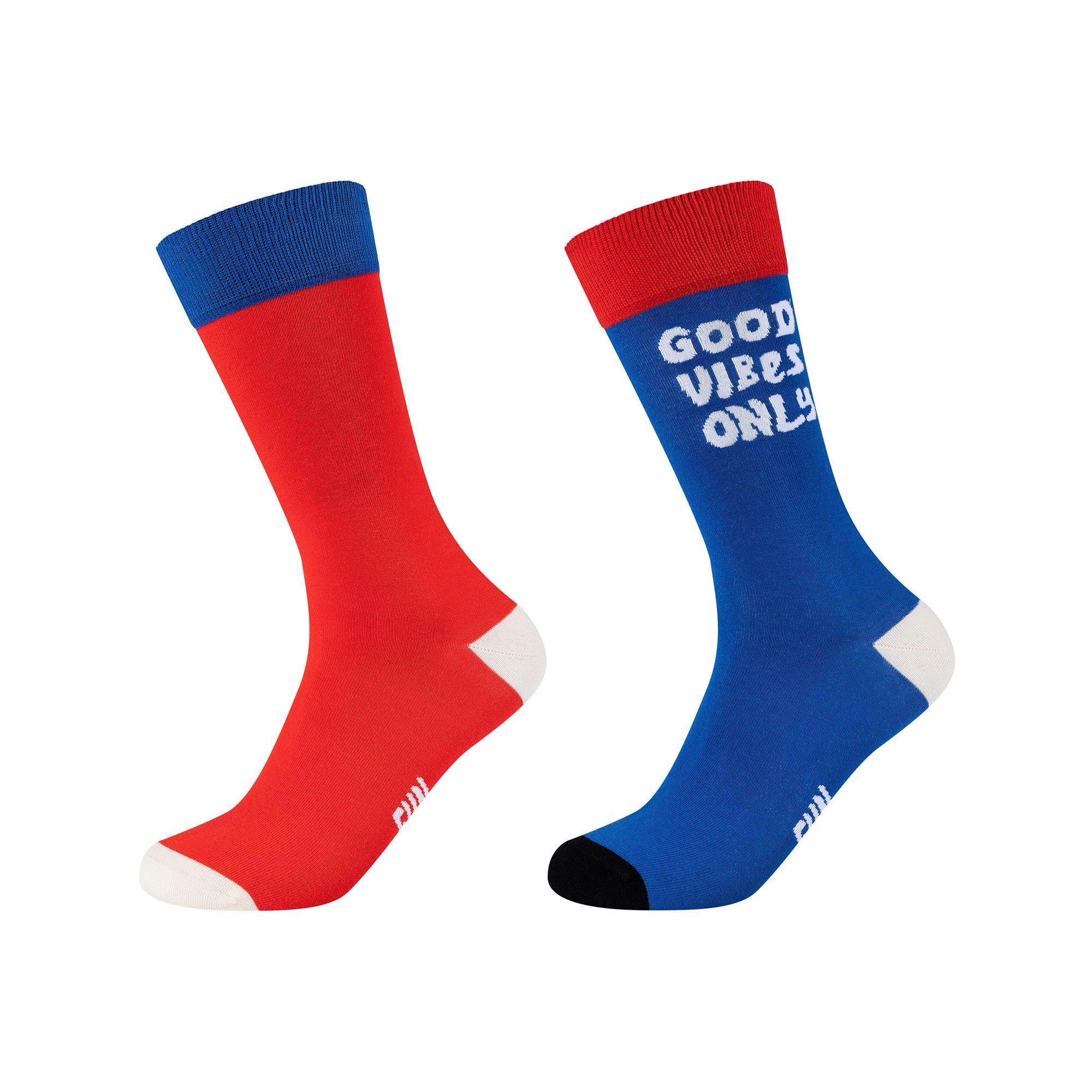 Image of Wadenlange Socken Herren Blau 41/46