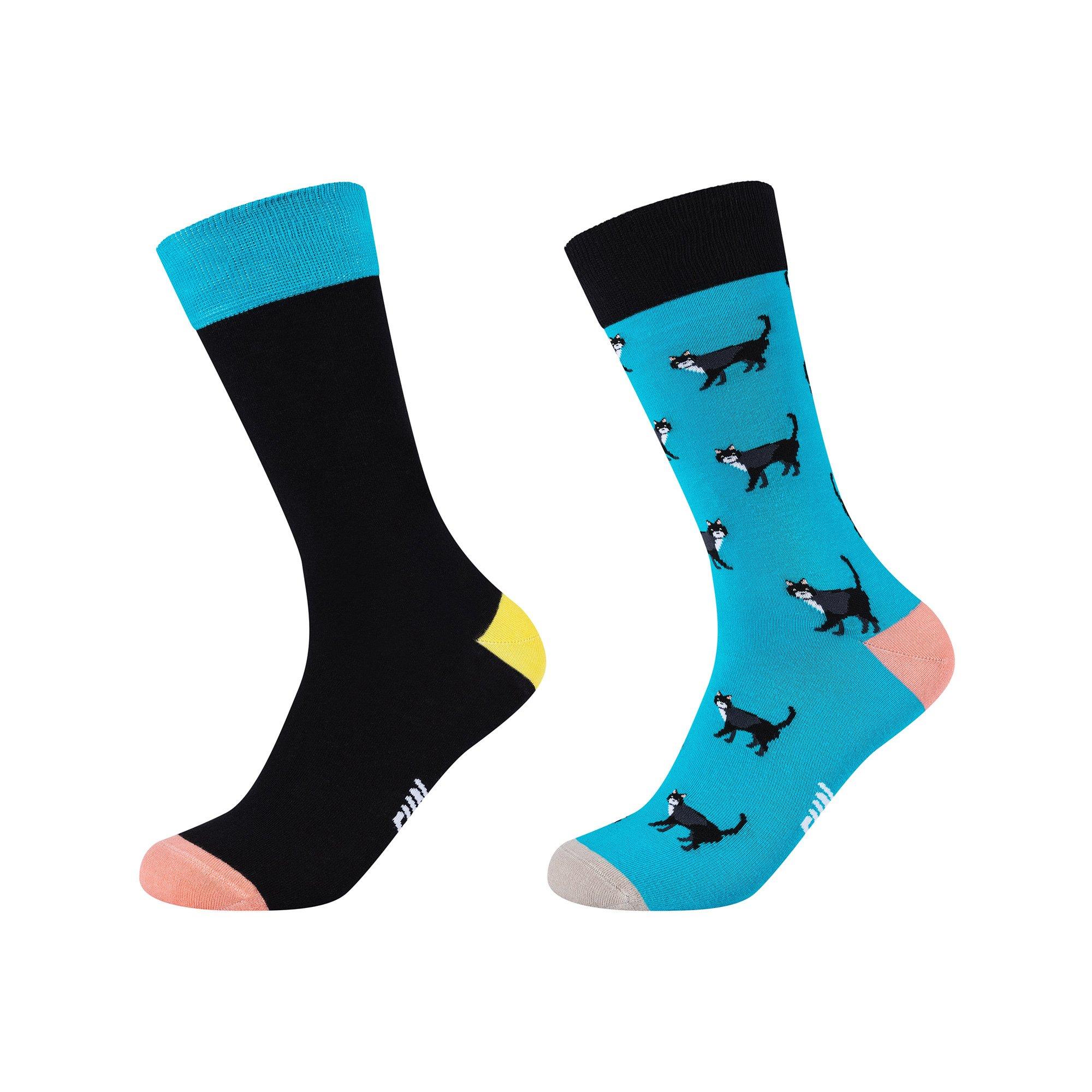 Image of Wadenlange Socken Herren Türkisblau 41/46