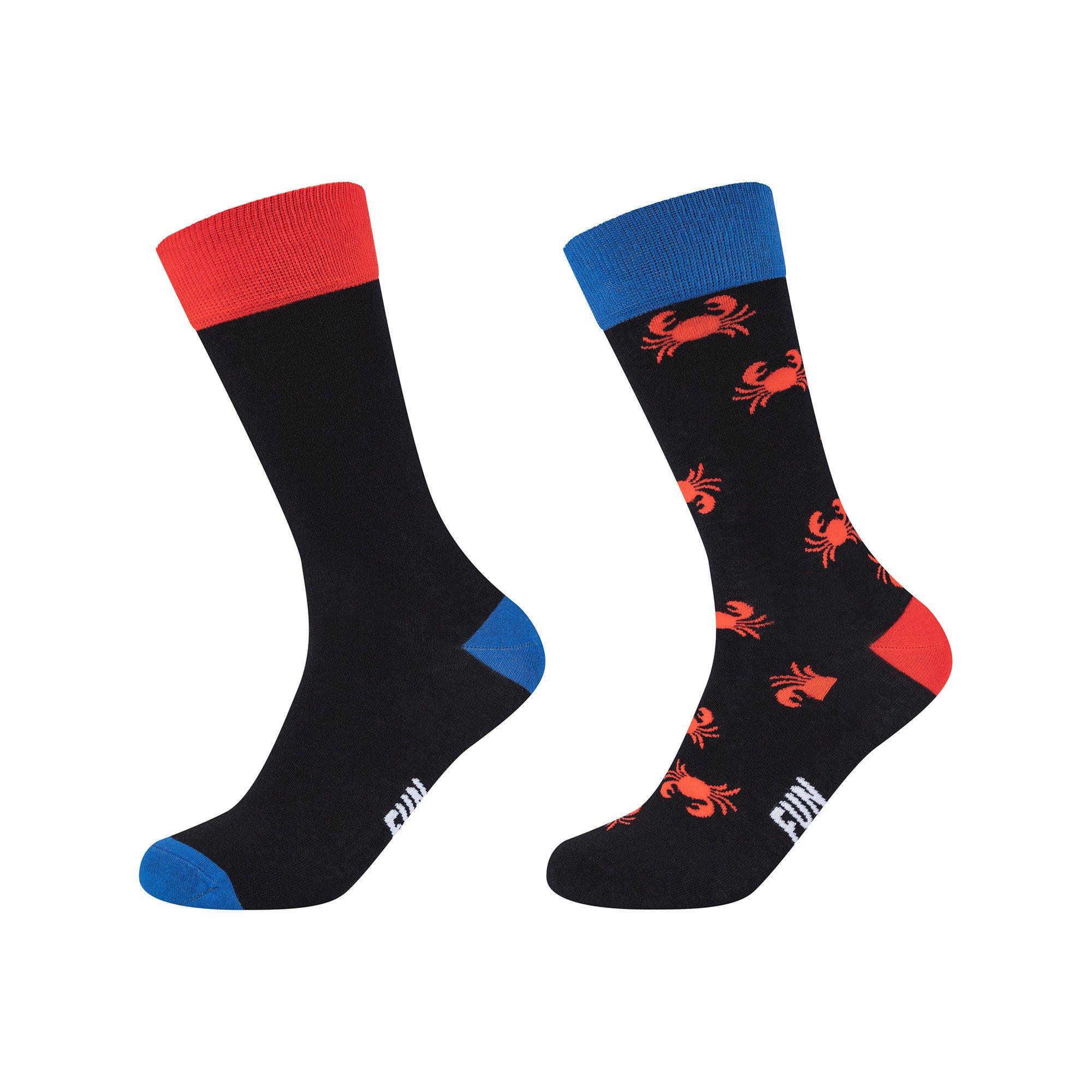 Image of Wadenlange Socken Herren Blau Bunt 41/46