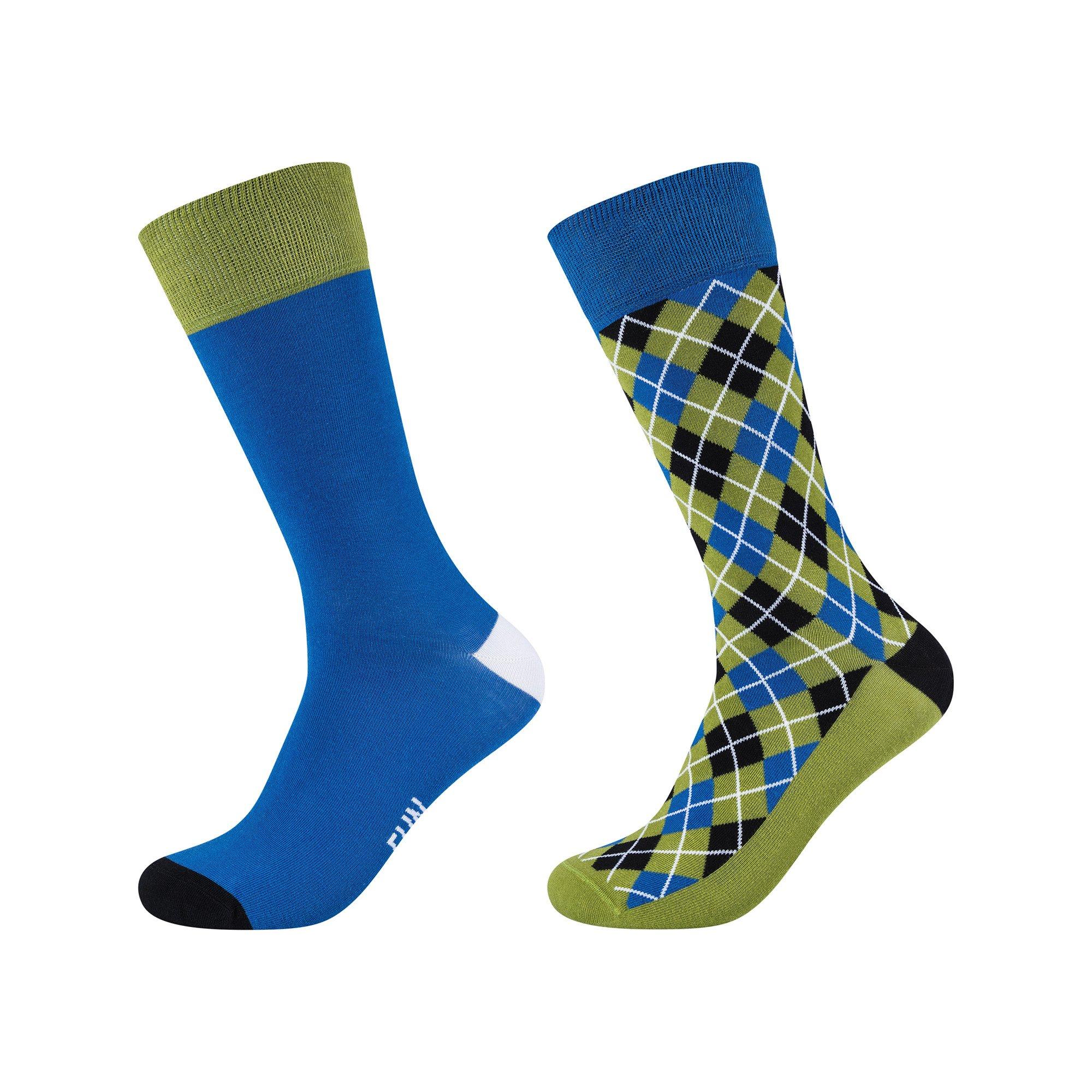 camano Unisex Graphics Socks 2p Gambaletti, 2-pack 