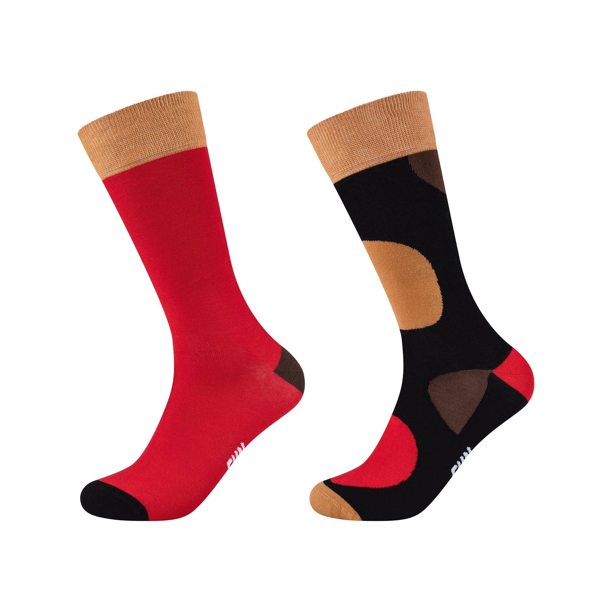 camano Unisex Graphics Socks 2p Gambaletti, 2-pack 